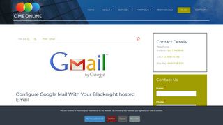 Configure Google Mail With Your Blacknight hosted Email