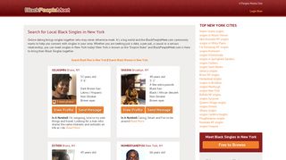 Search for Local Black Singles in New York - BlackPeopleMeet.com ...