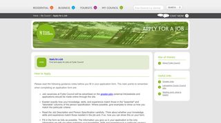 Apply for a Job • Fylde Borough Council