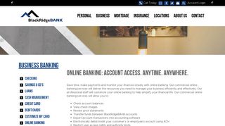Business Online Banking | BlackRidgeBANK