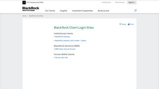 BlackRock Client Sites - Institutional | BlackRock