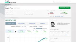 DSP BlackRock Equity Fund - Diversified Equity Mutual Fund