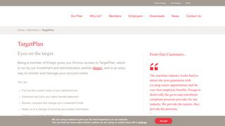 TargetPlan - Ensign - Manage Your Account Online, 24 Hours a Day
