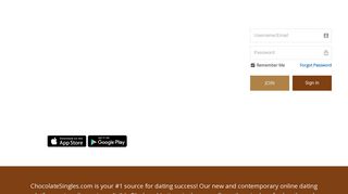 Sign in to ChocolateSingles.com - Modern dating for Black Singles