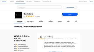 Blackstone Careers and Employment | Indeed.com