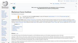 Blackstone Career Institute - Wikipedia