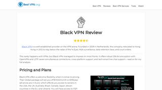 Black VPN Review | BestVPN.org
