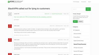 BlackVPN called out for lying to customers - PIA - Private ...