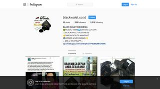 BLACK WALET INDONESIA (@blackwalet.co.id) • Instagram photos ...