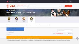 Blade & Soul (BNS) Account EU - Buy & Sell Securely At G2G.com