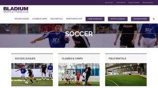 Find soccer leagues, classes, camps and more at Bladium Sports!