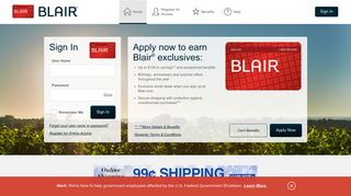 Blair Credit Card - Manage your account - Comenity