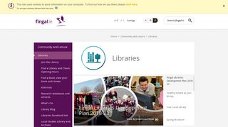 Libraries : : Fingal County Council