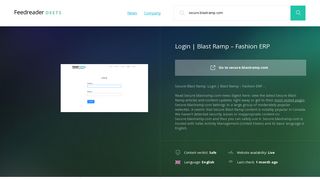 Get Secure.blastramp.com news - Login | Blast Ramp – Fashion ERP