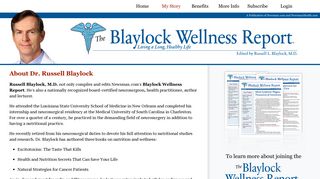 The Blaylock Wellness Report - About Us