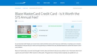 Blaze Credit Card ( Perfect Card to Build Credit | 530+ Score Needed )