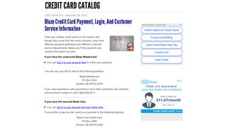 Blaze Credit Card Payment, Login, and Customer Service Information ...