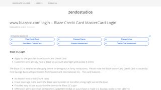 www.blazecc.com login - Blaze Credit Card MasterCard Login ...