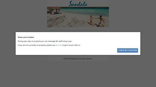 Start a conversation with Sandals Resorts