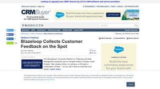 Blazeloop Collects Customer Feedback on the Spot - CRM Buyer
