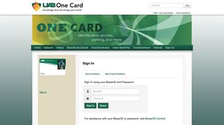 UAB - One Card - Check Account Balances