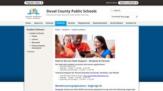 Student Software - Duval County Public Schools