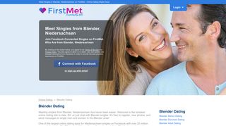 Blender Dating - Register Now for FREE | FirstMet.com
