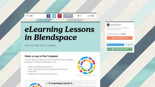 eLearning Lessons in Blendspace - Smore