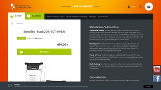 BlendTec Total Blender 2QT + 3QT (HP3A) | EUJUICERS.COM