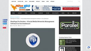BleuPage Pro Review - 8 Social Media Networks Management ...