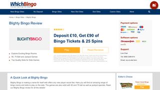 Blighty Bingo reviews, real player opinions and review ratings ...