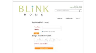 Login - BlinkHome.com