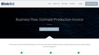 Business Flow: Estimate-Production-Invoice » BlinkBid