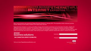 Rogers Business Solutions: Log In