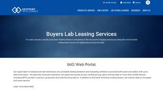 Buyers Lab Leasing Services - Keypoint Intelligence