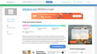 Access blitzdocs.net. BlitzDocs Login