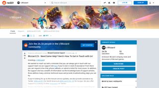Blizzard - Reddit