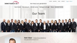 Real Estate - Expert Team | IMMO FAMILY AG