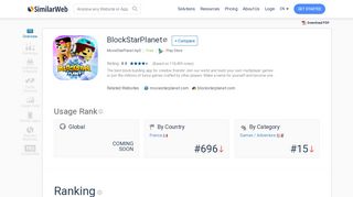 BlockStarPlanet App Ranking and Market Share Stats in Google Play ...