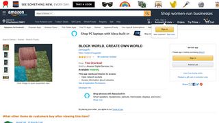 Amazon.com: BLOCK WORLD, CREATE OWN WORLD: Appstore for ...