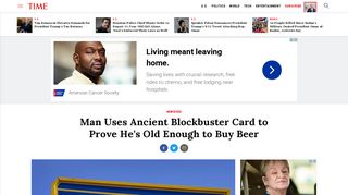 This Man Used His Blockbuster Membership Card to Buy Beer | Time