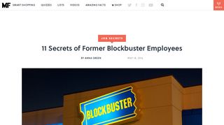 11 Secrets of Former Blockbuster Employees | Mental Floss