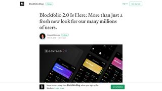 Blockfolio 2.0 Is Here: More than just a fresh new look for our many ...