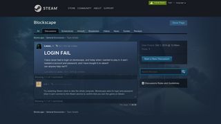 LOGIN FAIL :: Blockscape General Discussions - Steam Community
