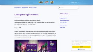 Cross game login screens! – MovieStarPlanet