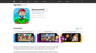Blocksworld HD on the App Store - iTunes - Apple