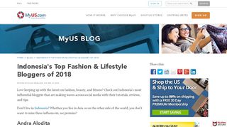 16 Indonesian Bloggers You'll Want to Follow in 2018 - MyUS.com