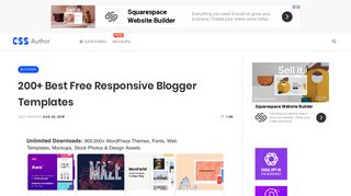 200+ Best Free Responsive Blogger Templates - CSS Author
