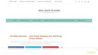 Verblio Review - Get Paid Weekly For Writing From Home