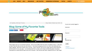 pixels2Pages | Blog: Some of My Favorite Tools